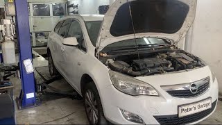 Opel Astra J 17 CDTI engine coolant temperature sensor location and wiring diagram [upl. by Bael]