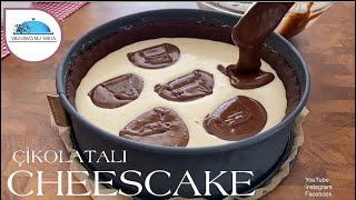 ŞAHANE ÇİKOLATALI CHEESCAKE TARİFİ✅Tüm Püfnoktalarıyla✔️ [upl. by Naitsyrk502]