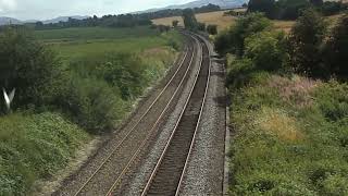 WCRC Class 37 Piloting Black 5 44871 Condover Shropshire [upl. by Maurene]