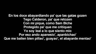 Tego Calderón  Punto Y Aparte Letra [upl. by Sema]