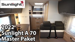 Sunlight A 70 Master Paket 2022 Motorhome 725 m [upl. by Aranaj]