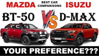 All New Mazda Bt50 Vs All New Isuzu DMax [upl. by Monsour]