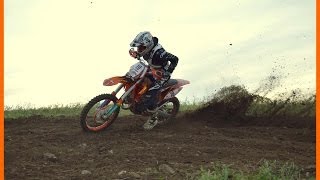 Enduro training  Mathieu DUMAS en KTM Exc 125cc Six Days [upl. by Ulises]