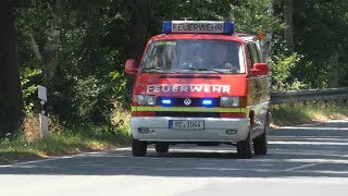 Feuer in Schule Einsatzfahrten zur Großübung in Waltrop [upl. by Relyk474]