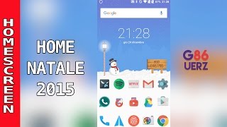 Homescreen Android Natale 2015 [upl. by Michon]