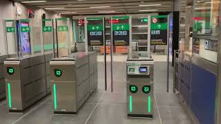 Entering Stadion metro station from Karlavägen [upl. by Naginnarb]