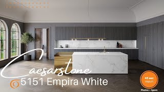 9 Ways To Make Your Home Elegant With Caesarstone Empira White Quartz [upl. by Ritch499]