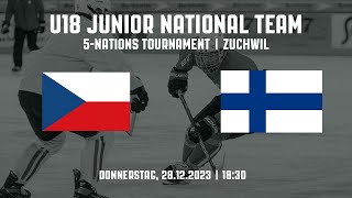 U18 Czechia vs Finland  5Nations Tournament  Zuchwil SUI [upl. by Bolen490]