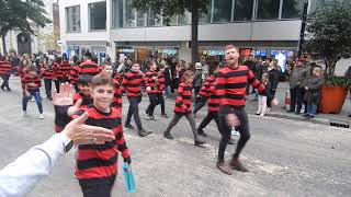 Lord Mayors Show London 91124 the Beano and a Finland band  in Cheapside the City of London [upl. by Alduino]