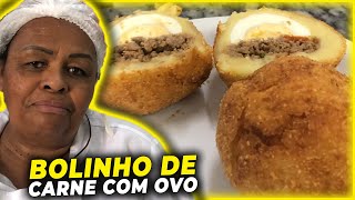 BOLINHO DE CARNE COM OVO  Mais Uma Receita de Sucesso  Ewerton Santana [upl. by Neirbo]