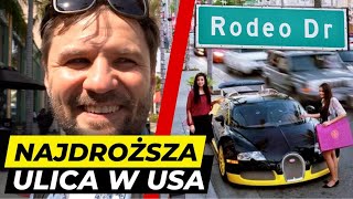 NAJDROŻSZA ULICA W LOS ANGELES  ZWIEDZAMY RODEO DRIVE [upl. by Sacram]