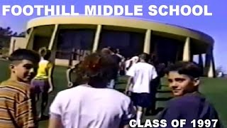 Foothill Middle School 1997Video Yearbook [upl. by Neelhtakyram]