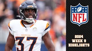 Broncos Rookie RB Audric Estime ALL CARRIES vs Ravens  2024 Week 9 FULL Highlights [upl. by Devondra]