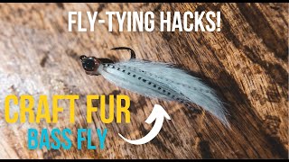 FLY TYING TUTORIAL  CRAFT FUR STREAMERS [upl. by Rodablas]