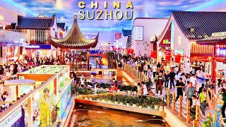 Worlds Best Highway MallAmazing China Ancient Town Style Shopping Center Walk Travel 2024 Suzhou [upl. by Ydaf]