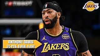 Anthony Davis DOMINATES in Lakers’ comeback win vs Suns  NBA on ESPN [upl. by Esiuol]