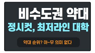 비수도권 약대 정시 심층분석  최저등급 대학은 어디 [upl. by Ysnat]