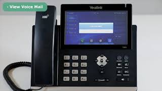 Yealink T48S Voicemail Setup [upl. by Darby]