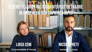 Il beneficiario fino a quanto può detrarre in base alla sua capienza [upl. by Nirad]