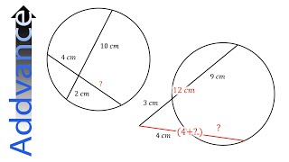 intersecting chords of circles KristaKingMath [upl. by Albrecht]