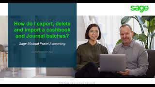 Sage 50cloud Pastel ZA  How do I export delete and import cashbook and journal batches [upl. by Seen900]