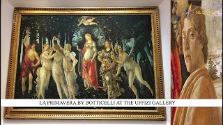 La Primavera by Botticelli at the Uffizi Gallery [upl. by Hambley]