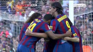 Barcelona  Xerez 31  all goals in HD 720p  24042010 [upl. by Valerie]