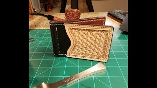 Making the Front Pocket quotMoney Clipperquot style wallet Style 1 [upl. by Pytlik]