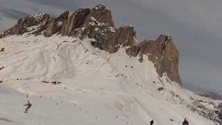 La pista PradelRodella 2 al Col Rodella Campitello di Fassa il 1532014 [upl. by Brady]