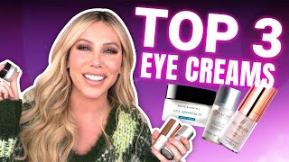 Top 3 Eye Creams for Firming Crepey Under Eyes Wrinkles Dark Circles and Puffiness [upl. by Acinomed]