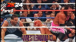 Bret Hart vs Stone Cold  Parte 8 WWE 2K24 SHOWCASE [upl. by Reinal573]