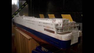 Model RC ferry ship North Sea Ferries quotNorseaquot currently named Pride of York [upl. by Odrick]