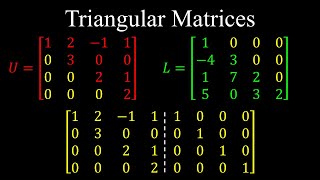 Triangular Matrices Inverse Transpose  Linear Algebra [upl. by Atekan123]