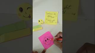 Cute sticker makingsticky note🫠😊art sticker shorts [upl. by Lorrimor397]