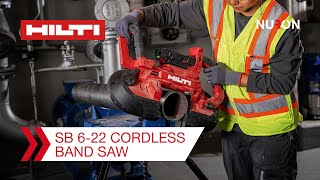 Hilti Nuron SB 622 Cordless Deep Cut Band Saw  Features and Benefits [upl. by Ahsillek]