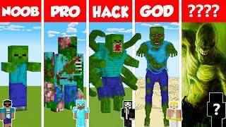 Minecraft REAL LIFE ZOMBIE HOUSE BUILD CHALLENGE  NOOB vs PRO vs HACKER vs GOD  Animation [upl. by Prady]