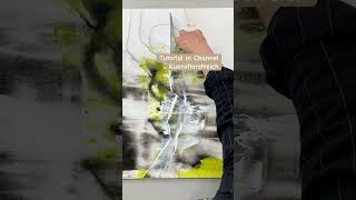 EASY Abstract painting for Beginners abstractpainting kuenstlerstreich shortpainting acrylic [upl. by Ylekalb]