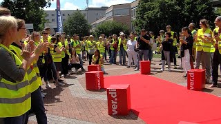 Uniklinikum Tübingen im dreitägigen Warnstreik [upl. by Spain276]