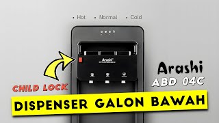 Nyobain Dispenser Galon Bawah Murah Punya 3 Fungsi Normal Hot amp Cool  Arashi Bottom ABD 04C ❤️‍🔥 [upl. by Norrab]