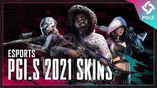 PGIS 2021 Exclusive Skins  PUBG [upl. by Rodgers70]