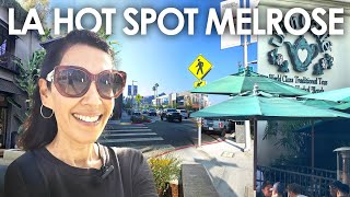 Explore Melrose hot spot in LA West Hollywood [upl. by Knorring]