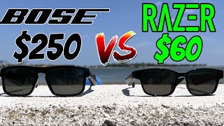 Bose Frames vs Razer Anzu  Smart Sunglasses Comparison [upl. by Louth500]