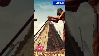 AI generated How were the pyramids really😍💥😱travel ancientegypt pyramid egyptology art egypt 🎊 [upl. by Rehpotsihrc13]