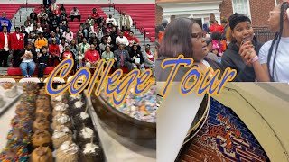 Come with me to Savannah State University college tour Vlog 💙🧡🤍 [upl. by Azmuh]