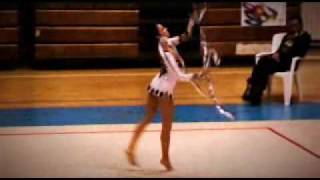 Andjelija Eric Ribbon Serbia Rhythmic Gymnastics National Championships 2009 Group A [upl. by Jeavons965]