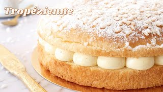 TARTE TROPÉZIENNE Moelleuse à la CREME DIPLOMATE  Recette de la BRIOCHE Facile [upl. by Ehcsrop168]