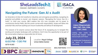 SheLeadsTech Event  Navigating the Future Gen AI x Audit [upl. by Amsed]