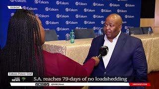 Eskom Power Grid  Two and a half months no load shedding for SA [upl. by Krenek875]