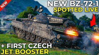 NEW BZ721 SPOTTED🔴First Ever Czech Jet Booster Heavy  World of Tanks [upl. by Barlow719]