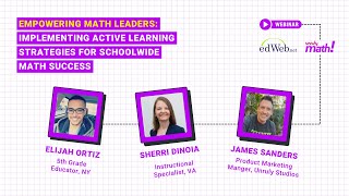 Empowering Math Leaders Webinar Active Learning Strategies for Schoolwide Success [upl. by Sterne]